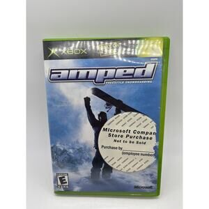 Amped Freestyle Snowboarding Xbox - Complete CIB - Tested
